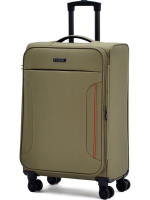 Fossil Ultra Light Orta Boy Körüklü Kumaş Valiz – 360° 8 Tekerlekli, Hafif & Geniş Iç Hacim