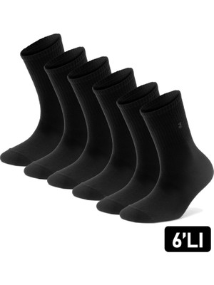 Just Inner Kadın 6'lı Tenis Çorabı (Pamuk)