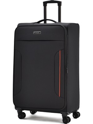 Fossil Ultra Light Büyük Boy Körüklü Kumaş Valiz – 360° 8 Tekerlekli, Hafif & Geniş Iç Hacim