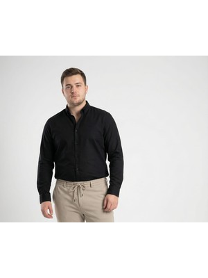 Love Giyim Parlak Kumaş Klasik Kesim Gömlek