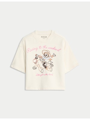Marks & Spencer Pamuk Karışımlı Toy Story Tişört (2-8 Yaş)