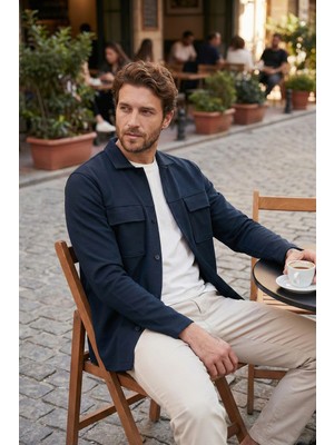 Buratti Pamuklu Regular Fit Klasik Yaka Göğüs Cep Detaylı Gömlek Erkek Gömlek 5901220