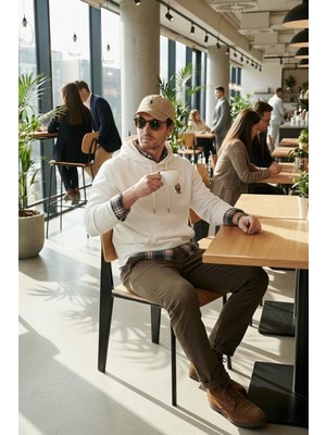 Buratti Pamuklu Regular Fit Kanguru Cepli Kapüşonlu Sweat Erkek Sweat 6141006B