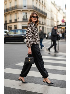 Lela Oversize Klasik Yaka Yarasa Kol Fermuarlı Bomber Ceket Bayan Ceket 6839636