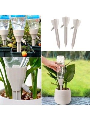 Lowell Home Buffer® Ayarlanabilir Akış Hızına Sahip Damlama Sulama Çivileri 3lü Otomatik Bitki Sulama Apa