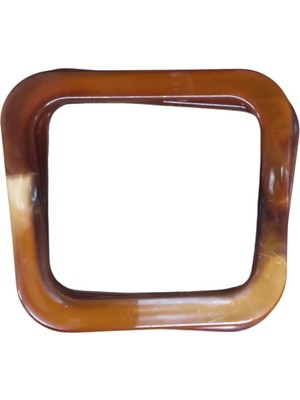 Lowell Home Çanta Sapı Kare Kahverengi 11 cm LWL-47U89