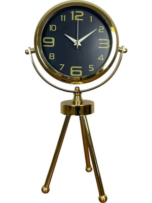 Lowell Home Zentime Vintage Prestige Üç Ayaklı Metal Masa Saati LWL-47U89