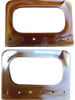 Lowell Home Çanta Sapı Akrilik Kare Delikli 12 cm LWL-47U89