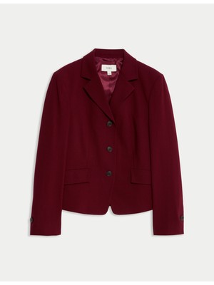 Marks & Spencer Düz Kesim Kısa Blazer Ceket