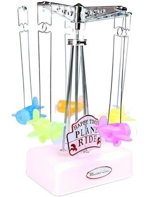 Lowell Home Buffer® Hareketli Uçaklı Kurmalı Hediyelik Küçük Müzik Kutusu Aleti LWL-47U89