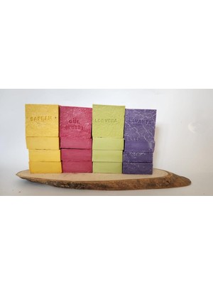 Lowell Home Doğal Üretim Sabunu Karışık (Safran-Gül-Lavanta-Aleovera)16'lı Set LWL-47U89