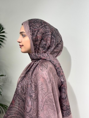 Morze Renk Geçişli Pamuk Soft Şal