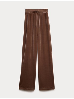 Marks & Spencer Wide Leg Kadife Jogger Eşofman Altı