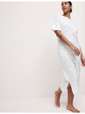 Marks & Spencer Cool Comfort Baskılı Uzun Gecelik