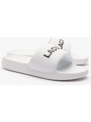 Lacoste Croco 1.0 Erkek Beyaz Terlik