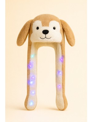 Köpek Aksesuarlı Peluş Kulaklık
