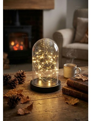 Vuwiny Mika Ters Fanus + Pilli Peri LED