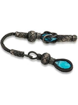 Costurera ​1000 Ayar Gümüş Zirkon Taşlı Kazaz Püsküllü