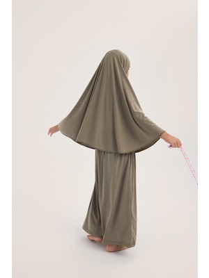 Allnoor Kids Kız Çocuk İki Parça Namaz Takımı