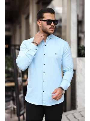 Comstar Düz Çıtçıtlı Kışlık Gömlek