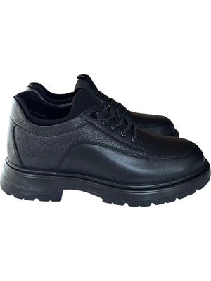 Voyagererkek Deri Yüksek Taban-Yarım Bağcıklı-Bilekten Esnek Kumaş Casual Ayakkabı VYGR26-M341