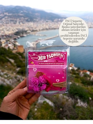 İnci Sepette 14 Şubat Sevgililer Günü Buketi Mini Buketi Hot Flowerss Aynalı Buket