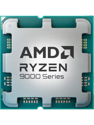 Verto Amd Ryzen 7 9800X3D 8 Core, 4,70-5.20GHZ, 104MB Cache, 120W,  Am5 Soket, Tray, (Dahili Grafik Var, Fan Yok)