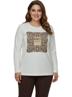 Baglan Kadın Pano Baskılı Bluz BGL-ST05072