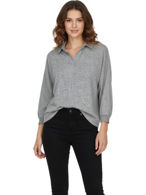 Wearon Kadın Yumoş Polo Yaka Modelli Bluz BGL-ST05140