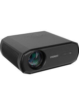 Verto Everest PJ06, 350 LED Lümen, 1920X1080, 1xhdmı, 1xusb, Tf Soket, Wifi, 1xlan, Bluetooth, 30.000 Saat LED Ömrü, 3W Speaker, Android 9.0, Full Hd Projeksiyon Cihazı