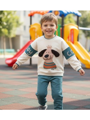 MİNİM KOLLARI FİLE KAPLAMA MOBİL KÖPEKLİ ÇOCUK TAKIM