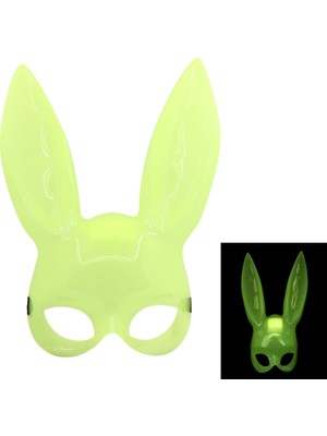 Urfakent Bilişim Karanlıkta Yanan Glow Floresan Tavşan Maskesi