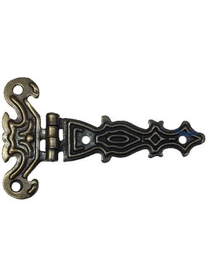 Fırsatkolik Dekoratif, Sac Tek Kuyruklu Menteşe - 40X68 Mm, Küçük, Antik, 1 Adet