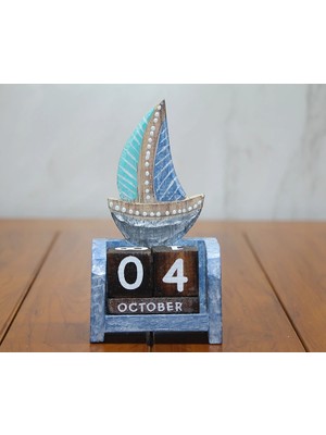 Fırsatkolik Ahşap Yelken Takvim