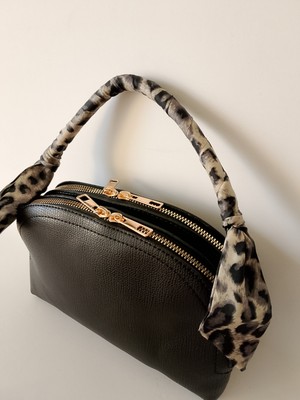 Gachi Suni Deri Çift Göz Askı Detaylı Lüx Kadın Çanta