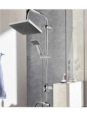 Fırsatkolik Rain Duş Robotu Tepe Duş Seti Duş Başlığı Sistemi Seti Yağmurlama Duş Robotu Fonksiyonel Duş Robotu