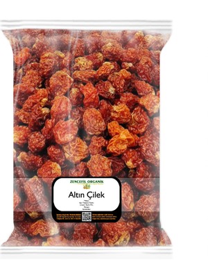 Zencefil Organik Altın Çilek Kurusu 1 Kg. Goldberry Yer Kirazı Gold Goji Berry