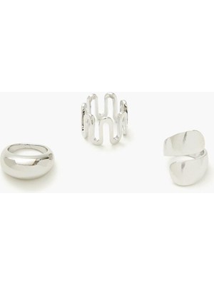 F21 Geometrik Yüzük Seti