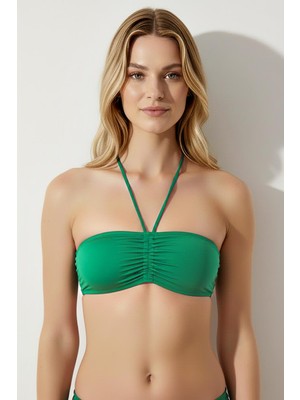 Ayyıldız 63541 Nil Yeşili Straplez Bikini Üstü