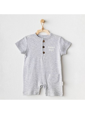 Andywawa AC25893 Basic Bebe Tulum Grey Melange