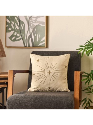 Matmel Soft Stella Kırlent - Ekru - 45X45 cm