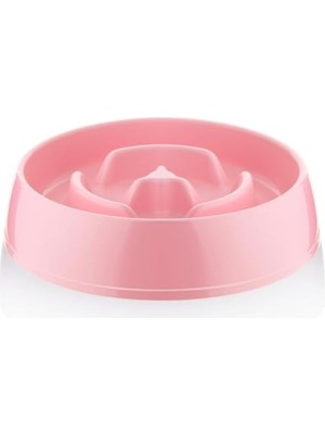 Yavaş Mama Kabı Kedi ve Köpek Için | Yavaş Besleyici Mama Tabağı | Anti-Tıkanma, Kaymaz Taban | 375 ml Oumo