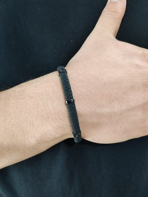 Cadde Dükkanı Çelik Malzemeli Erkek Bileklik Geçmeli Klips Model1