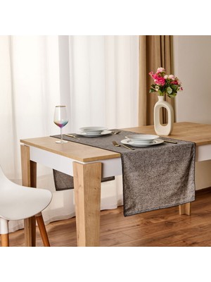 Matmel Soft Rustik Runner - Siyah - 50X150 cm