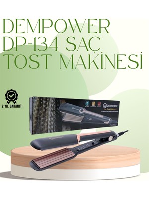 SHC4200 DP-134 Saç Tost Makinesi 220°C Isı Ayarlı 360° Dönebilen Kablo