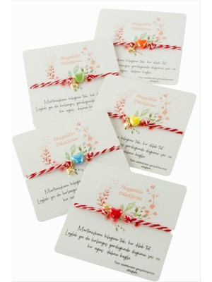 Freedom Store Kalp Cam Boncuk Marteniçka Ip Bileklik