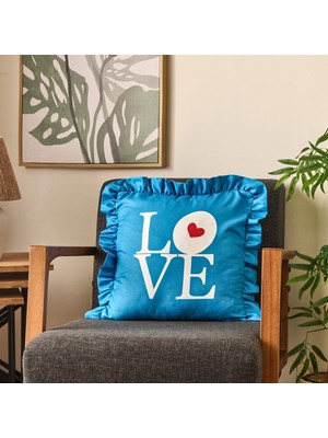 Matmel Soft Solari Kırlent Kılıfı - Mavi - 45X45 cm