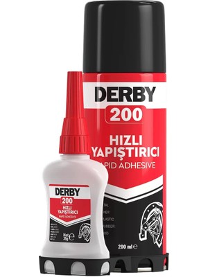 2 Adet Timon-Derby Hızlı Yapıştırıcı 200 ml + 50 gr