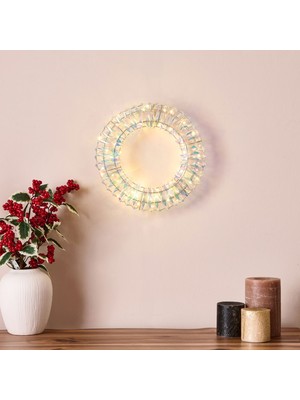 Kpm Çelenk Dekoratif Aydınlatma - 30 cm