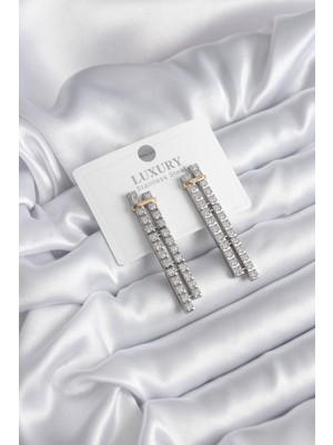 Ayder Timya Vıp Seri Zirkon Taşlı Su Yolu Kadın Küpe - TJ-BKP8331 TG/TMYA1395 211542